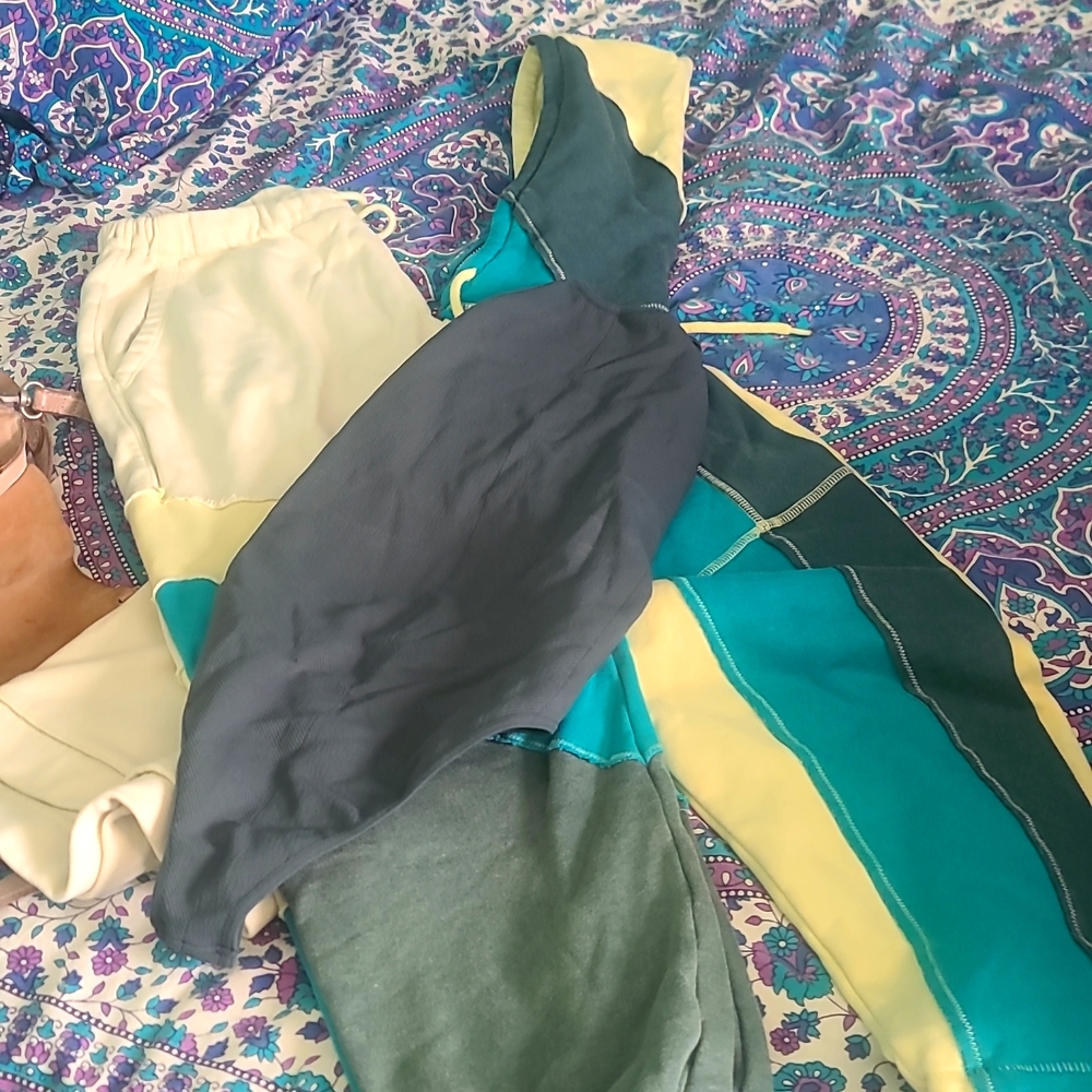 Free people nwot 3 piece sweat suit